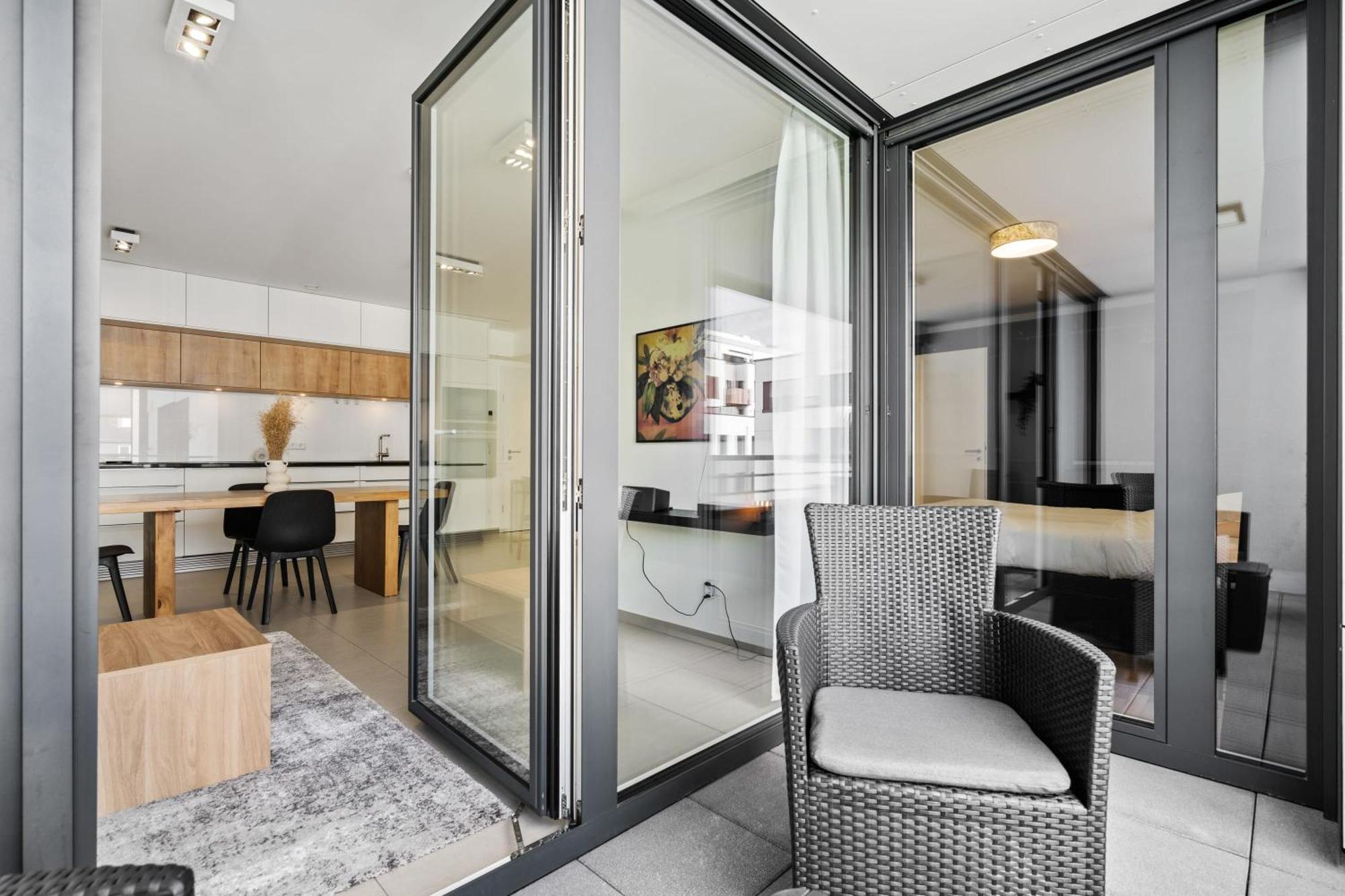Modern 1-br With Balcony In Cessange Appartement Luxembourg