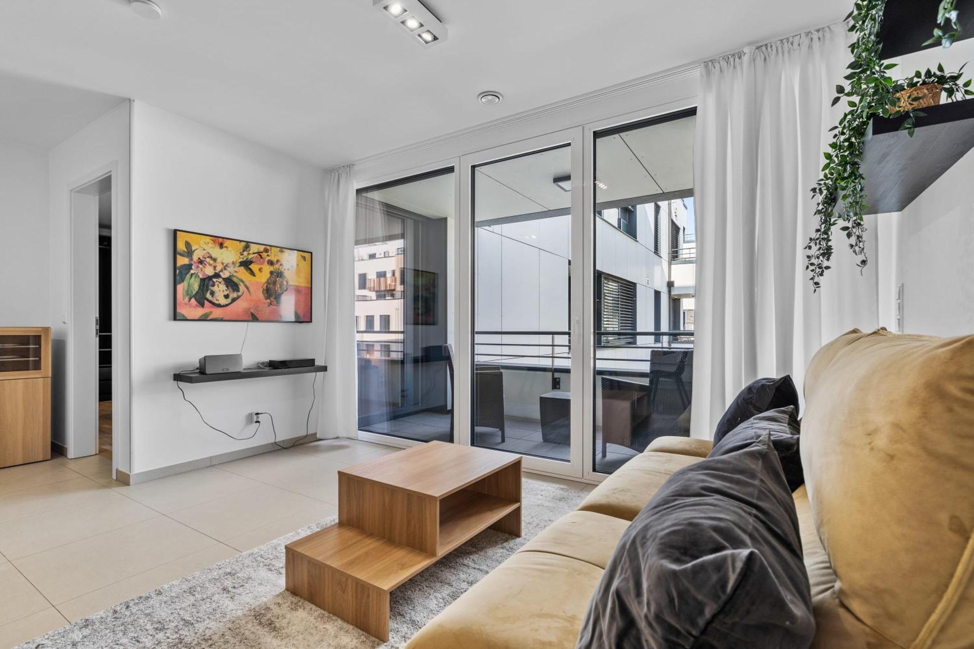 Modern 1-br With Balcony In Cessange Appartement Luxemburg
